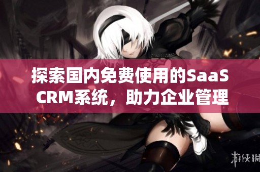 探索国内免费使用的SaaS CRM系统，助力企业管理提升效率