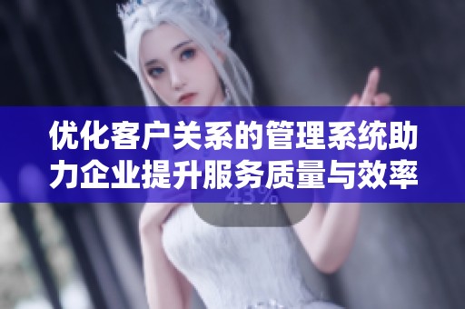 优化客户关系的管理系统助力企业提升服务质量与效率