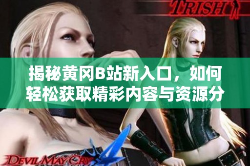 揭秘黄冈B站新入口，如何轻松获取精彩内容与资源分享