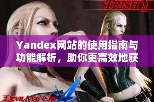 Yandex网站的使用指南与功能解析，助你更高效地获取信息