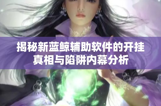 揭秘新蓝鲸辅助软件的开挂真相与陷阱内幕分析